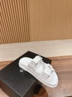 Chanel Sandals With Chanel Logo White For Women - Image 7