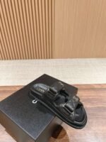 Chanel Sandals With Chanel Logo Black For Women - Image 7