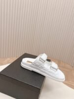 Chanel Sandals With Chanel Logo White For Women - Image 7