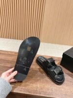 Chanel Sandals With Chanel Logo Black For Women - Image 4