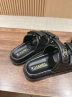 Chanel Sandals With Chanel Logo Black For Women - Image 2