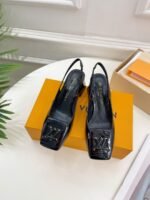 Louis Vuitton Shake Slingback Pump Black For Women 1AB0TR - Image 5