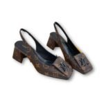 Louis Vuitton Shake Slingback Pump Brown For Women