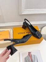 Louis Vuitton Shake Slingback Pump Black For Women 1AB0TR - Image 4