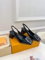 Louis Vuitton Shake Slingback Pump Black For Women 1AB0TR - Image 3