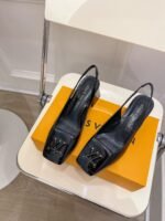 Louis Vuitton Shake Slingback Pump Black For Women 1AB0TR - Image 10