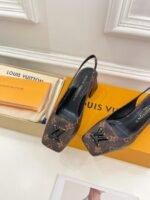 Louis Vuitton Shake Slingback Pump Brown For Women - Image 7