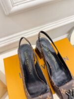 Louis Vuitton Shake Slingback Pump Brown For Women - Image 8