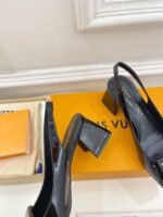 Louis Vuitton Shake Slingback Pump Black For Women 1AB0TR - Image 7