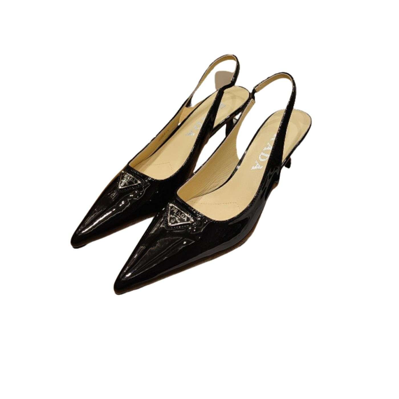 Slingback-Spike-Pumps-63.jpg Prada Slingback Spike Pumps Black For Women - Image 1
