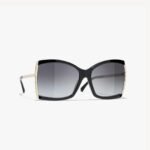 Chanel Square Sunglasses Black For Women A71545 X06081 S2216