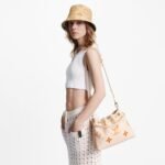 Louis Vuitton Summer Bundle Beige Clair Bag For Women M46545- 11 Inches/ 27.9 Cm - Image 5