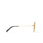 Louis Vuitton The LV Pilot Sunglasses Gold For Women Z1619U - Image 3