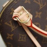 [True-to-ORIGINAL] Louis Vuitton Alma BB Top Handle Bag 9.2in/ 23.5cm Monogram Canvas Beige Gold Hardware For Women M53152 - Image 5