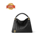 [True-to-ORIGINAL] Louis Vuitton Artsy MM Tote Bag 16.1in/ 41cm Monogram Empreinte Black Gold Hardware For Women M41066