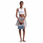 Louis Vuitton OnTheGo PM Tote Bag 9.8in/ 25cm Denim Blue Gold Hardware For Women M14633 - Image 2