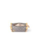 Louis Vuitton Side Trunk MM Shoulder Bag 8.3in/ 21cm Trianon Grey Gold Hardware For Women M12428 - Image 4