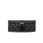 Louis Vuitton 3 Watch Case Damier Graphite Canvas N41137