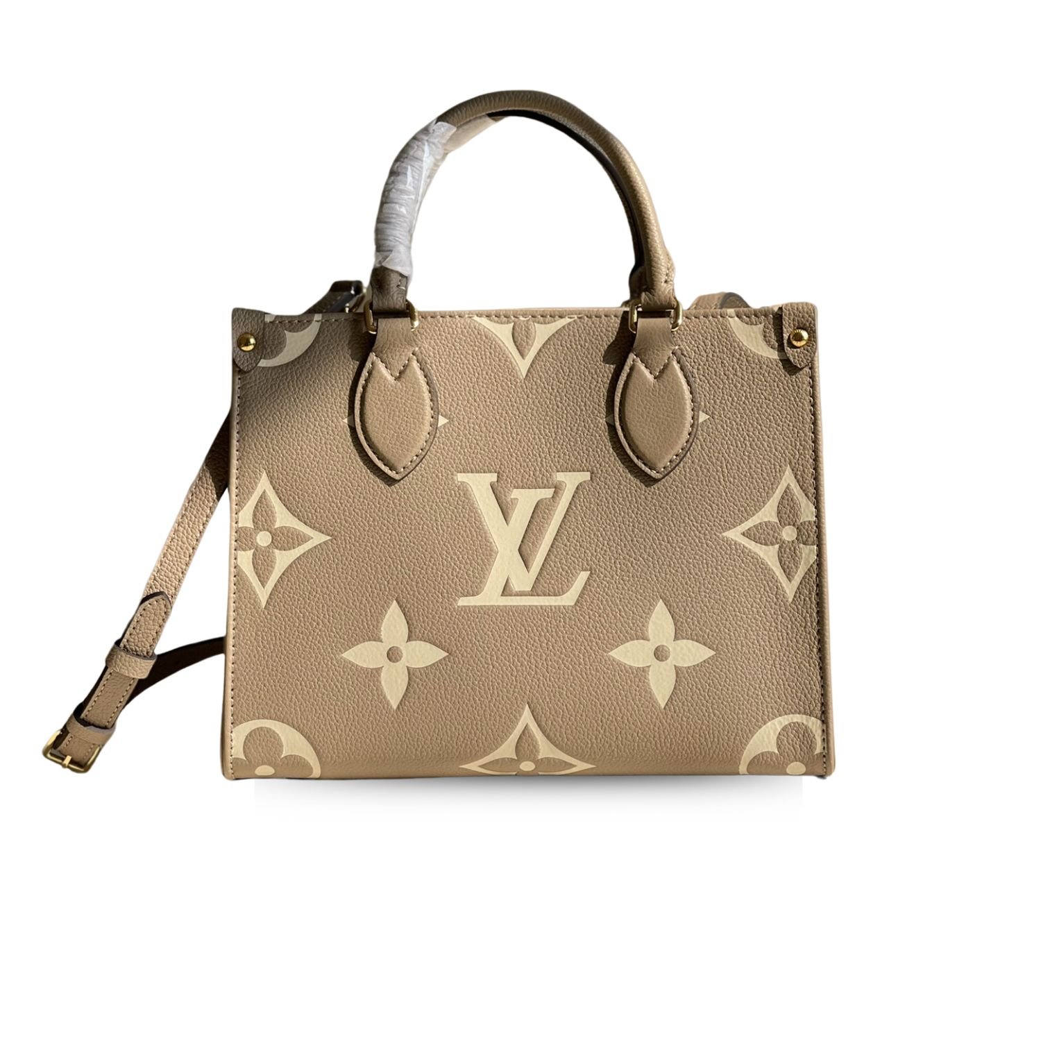 Untitled-design-4.jpg Louis Vuitton On The Go PM Bag Light-Brown - Image 1