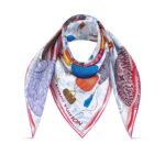 Louis Vuitton Up And Away Square 90 Blue For Women M77662 - Image 5