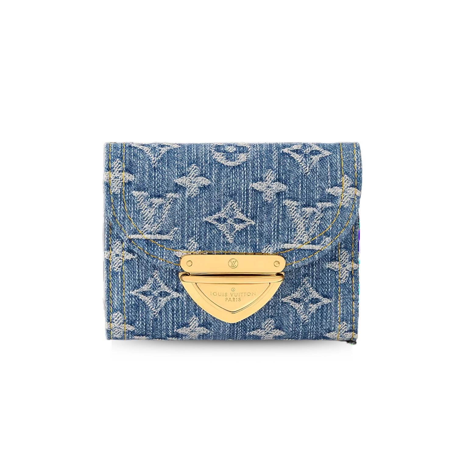 Victorine-Wallet-1-1.jpg Louis Vuitton Victorine Wallet Blue For Women 4.7 Inches/ 12 Cm M82959 - Image 1