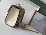 Gucci GG Embossed Padlock Shoulder Bag White - Image 2