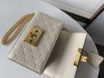 Gucci GG Embossed Padlock Shoulder Bag White - Image 6