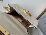 Gucci GG Embossed Padlock Shoulder Bag White - Image 7