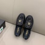 Chanel Loafers Shiny Black For Women, Women's Shoes G36646 - Image 4