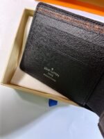 Louis Vuitton Multiple Wallet Monogram Macassar Black For Men, Men's Wallet 12cm LV M69408 - Image 3