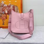 Hermes Evelyne III 29 Bag Pink With Silver-Toned Hardware - Image 7