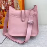Hermes Evelyne III 29 Bag Pink With Silver-Toned Hardware - Image 3