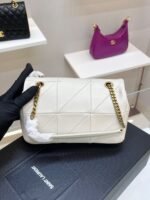 Saint Laurent Jamie Small Crossbody Bag 7.8in/ 20cm White Gold Hardware For Women - Image 8
