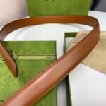Gucci Blondie Belt Brown, GG Women Belt ‎690557 US10G 8351 - Image 3