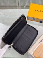 Louis Vuitton Zippy Wallet Vertical Damier Infini For Men, Men's Wallet 7.9in/20cm LV N63548 - Image 4