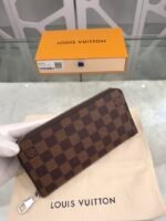Louis Vuitton Zippy Wallet Vertical Wallet Damier Ebene Canvas For Men, Men's Wallet 7.9cm/20cm LV - Image 6