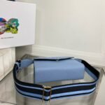 Prada Monochrome Saffiano Bag Blue 1BD317_2ERX_F02TG_V_3O3 - Image 7