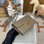 Hermes Constance Long Togo Wallet Brown, Gold Toned Hardware Bag For Women, Women's Handbags, Shoulder Bags 8.1in/21cm - Image 3