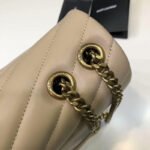 Saint Laurent Loulou Small Chain Bag In Matelassé Y Beige 494699DV7272721 - Image 6