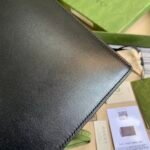 Gucci Marmont Pouch 12in/30.5cm Black Gold Toned Hardware For Men GG 475317 DJ20T 1000 - Image 4