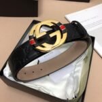Gucci Signature Belt Black 370543 CWC1G 1000