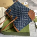 Gucci Ophidia GG Medium Tote Dark Blue And Ivory 631685 2KQGG 8375 - Image 7