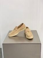 Loro Piana Summer Charms Walk Loafers Sandstone For Women - FAE5444 D044 - Image 4