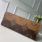 Louis Vuitton OnTheGo MM Tote Bag 13.8in/ 35cm Monogram Reverse Canvas Gold Hardware For Women M45321 - Image 4