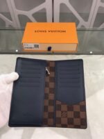 Louis Vuitton Brazza Wallet Damier Ebene Canvas For Men, Men's Wallet 7.5in/19cm LV - Image 3