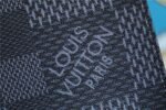 Louis Vuitton Pochette Voyage MM Pouch 10.6in/ 27cm Grey Damier Graphite 3D Canvas Silver Hardware For Men N60444 - Image 9