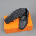 Moccasin Monte Monogram Black For Men - Image 7