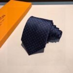 Louis Vuitton Monogram Classic Tie Marine LV Men Tie M70953 - Image 5