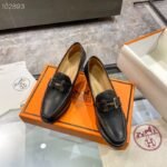 Hermes Dauphine 70 Loafer Black For Women, Women's Shoes H212091Z 02350 - Image 7