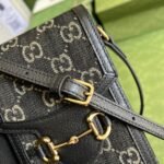 Gucci Horsebit 1955 Mini Bag Black And Ivory 625615 UN3BG 1274 - Image 4